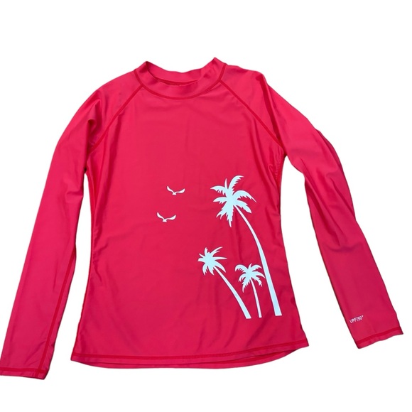 CharmLeaks UPF 50+ Rash Guard long Sleeve Swim Top size M - Picture 2 of 7